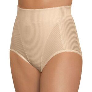 Glamorise $45 HIGH-WAIST Medium FITS 27-28" Brief TUMMY CONTROL Shaper Nude NEW